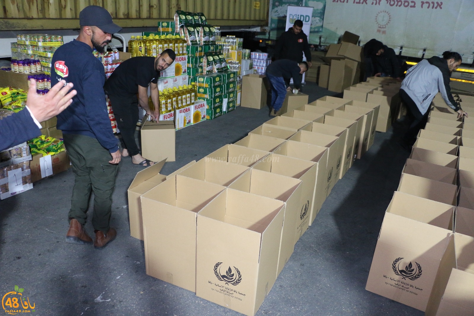  بمناسبة رمضان .. جمعية يافا تُباشر بتوزيع الطرود الغذائية واللحوم